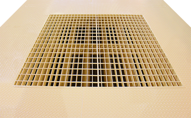Grain Dump Grating for Truck Scales